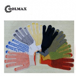 Point plastic gloves cotton gloves